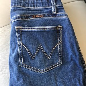 Wrangler Q baby riding jeans